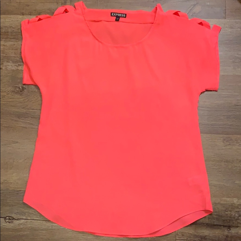 Express Hot Pink Shirt Size Small